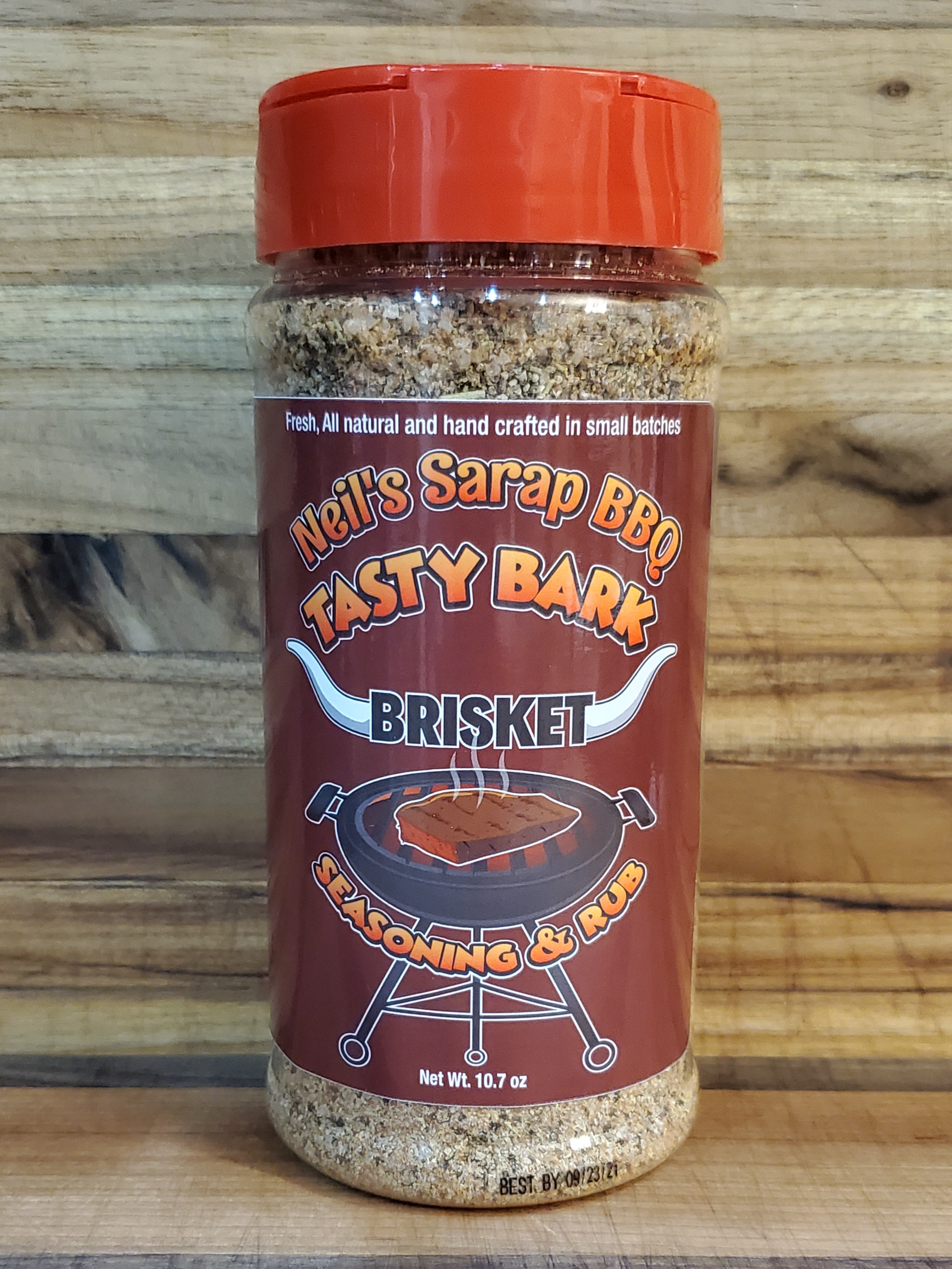 Tasty Bark Beef Brisket Seasoning & Rub 10.7oz – Neil's Sarap BBQ, LLC
