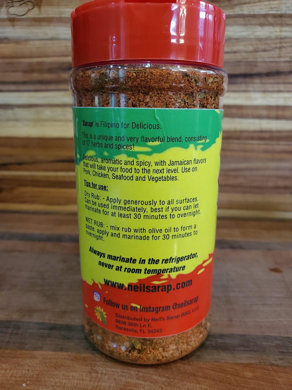 Dayum Jerk Seasoning & Rub 11oz Neil's Sarap BBQ®, LLC