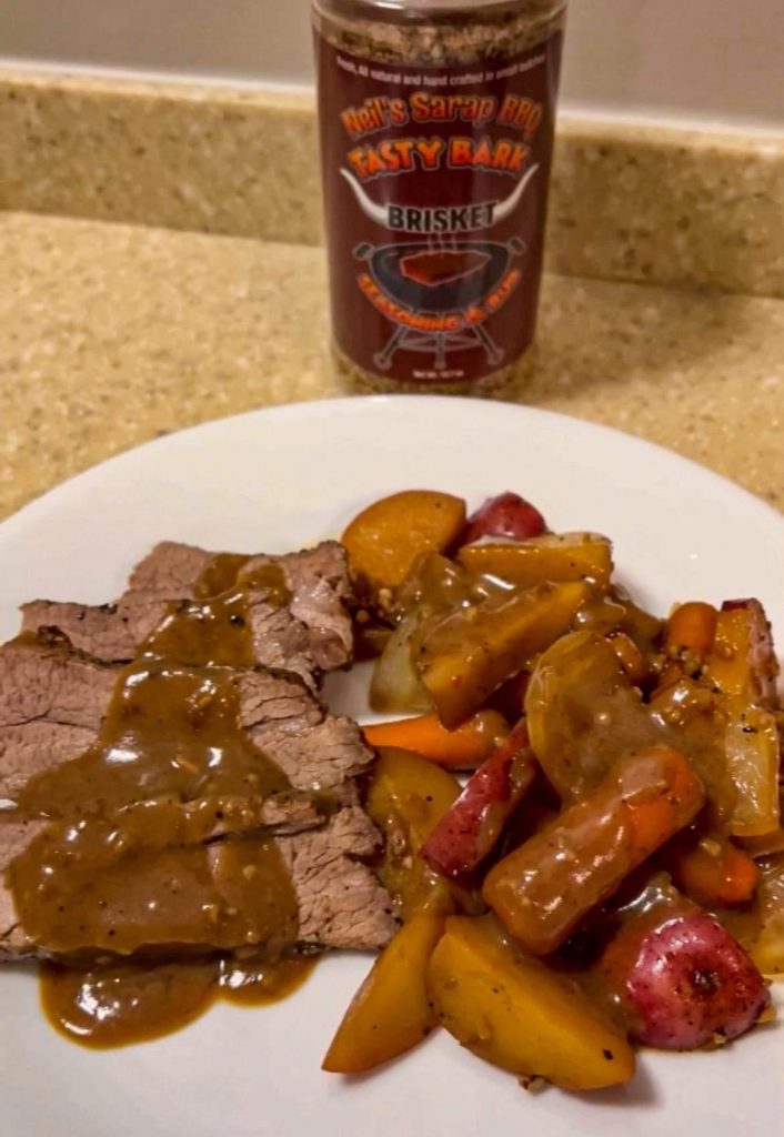 Slow cooker Tritip pot roast Neil's Sarap BBQ®, LLC